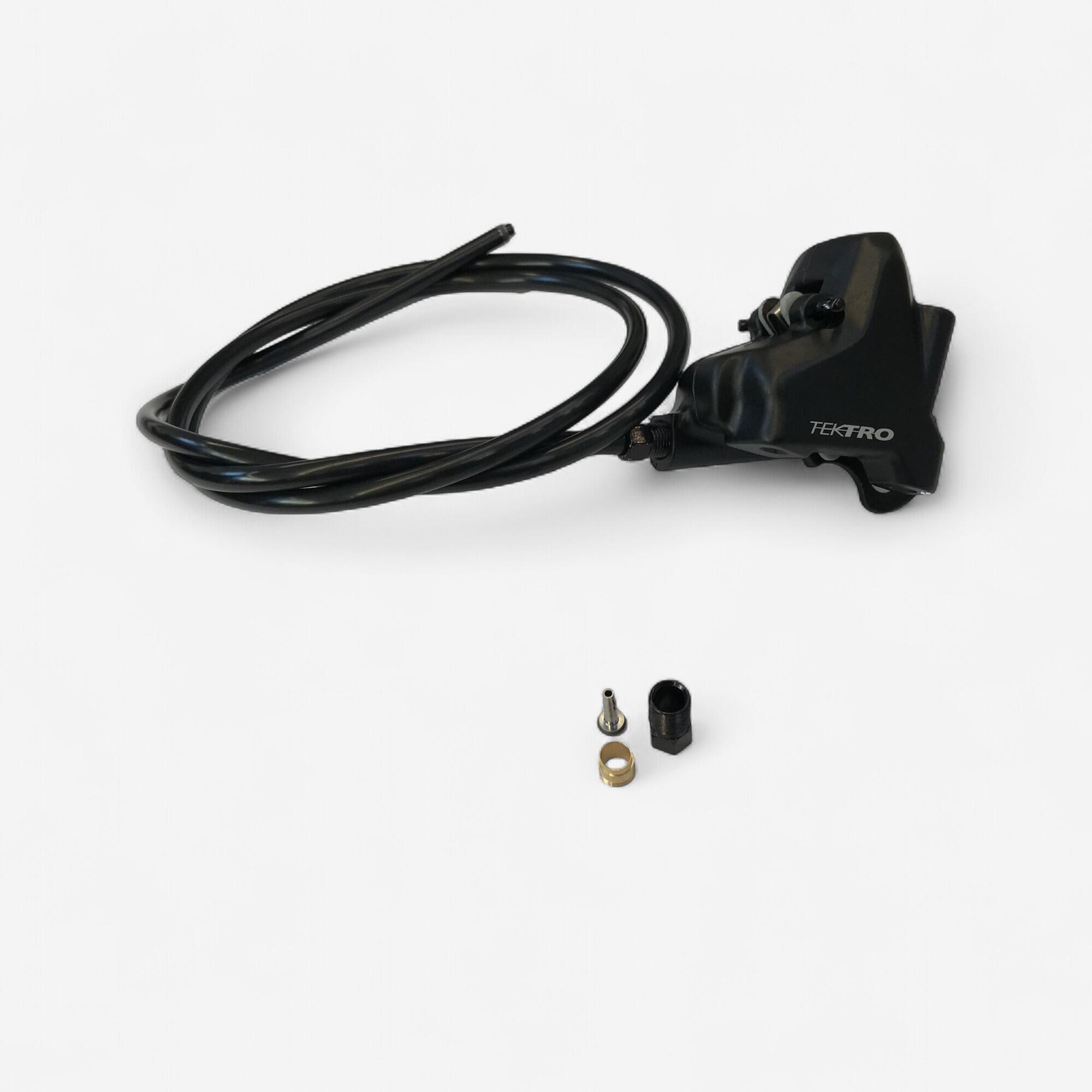 BTWIN Brzdový strmeň Tektro Flatmount s hadicou 1000 mm