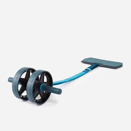 Maghjul styrketräning med eller utan resårband - Ab wheel