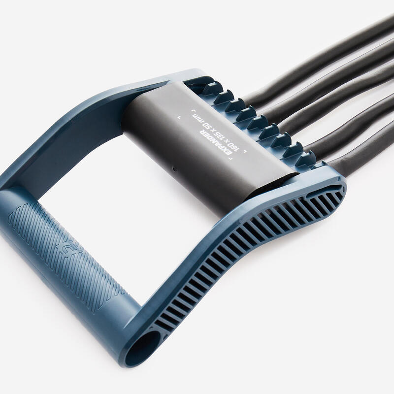 Extensor reglabil Bodybuilding 5 - 25 kg Negru-Albastru