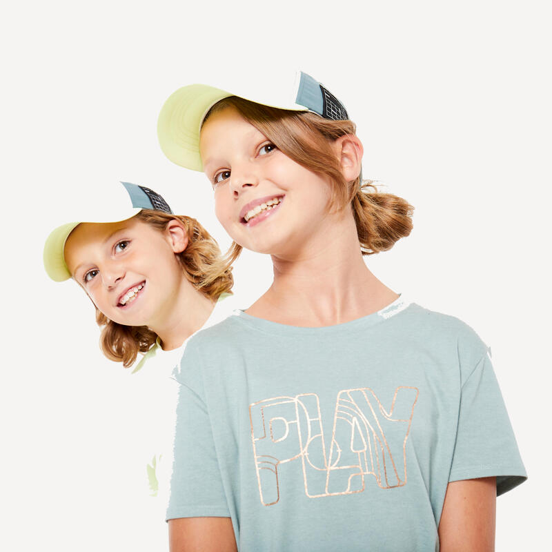 Casquette enfant W500 - jaune / blanc / cèdre