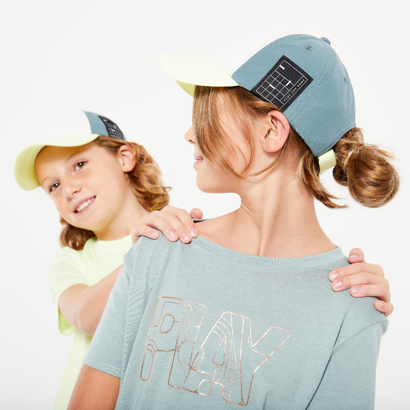 Casquette enfant W500 - jaune / blanc / cèdre