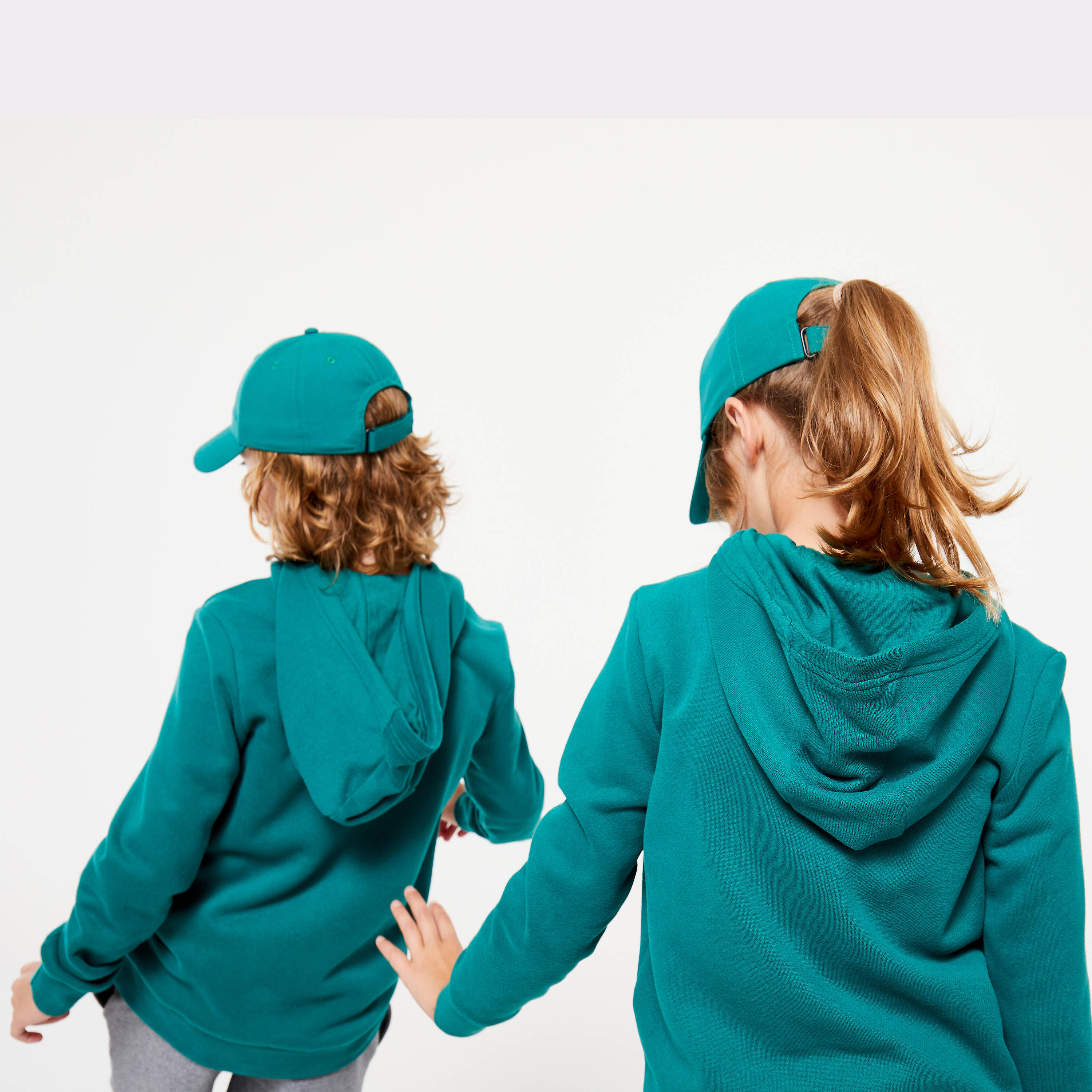 Kids' Unisex Breathable Adjustable Cap - Pine Green -  3