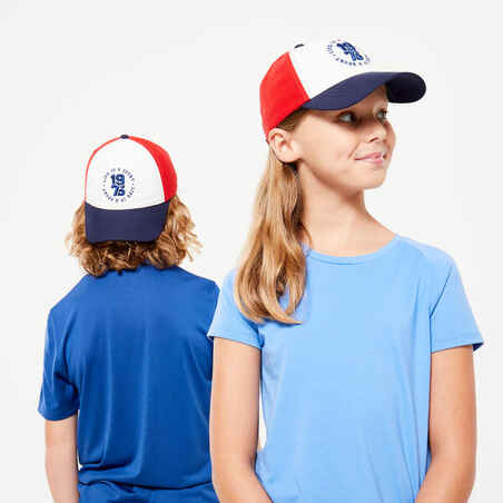 Kids' Cap W500 - Blue/White/Red