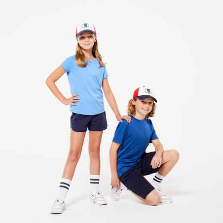 Kids' Cap W500 - Blue/White/Red