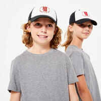 כובע W500 לילדים - שחור/לבן