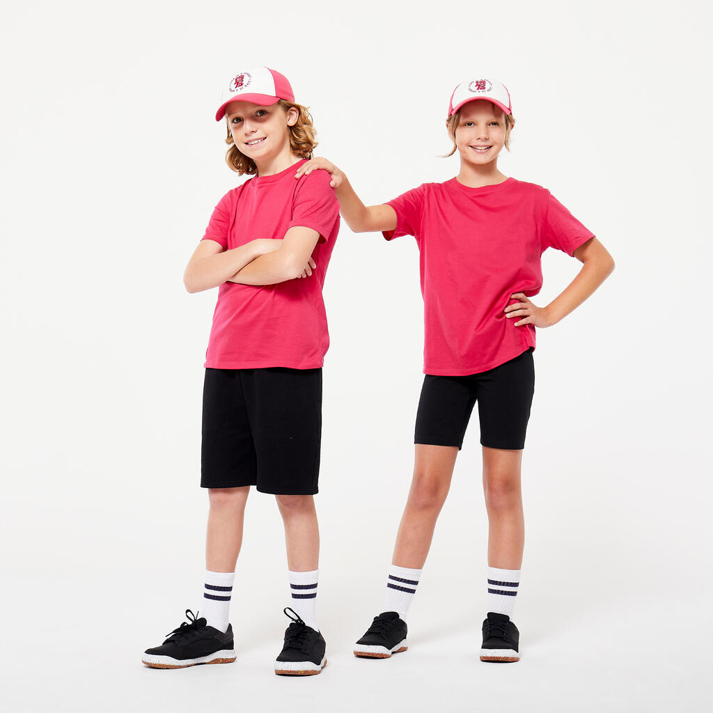 Casquette enfant W500 - blanc / rose