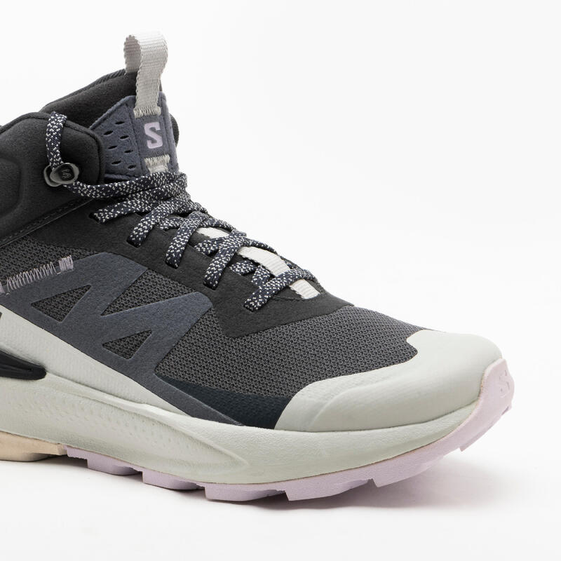 Chaussures imperméables de randonnée - salomon elixir activ mid gtx - femme
