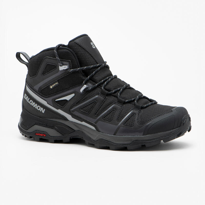 Scarpe trekking uomo X-ULTRA PIONEER 2 MID GTX impermeabili nere