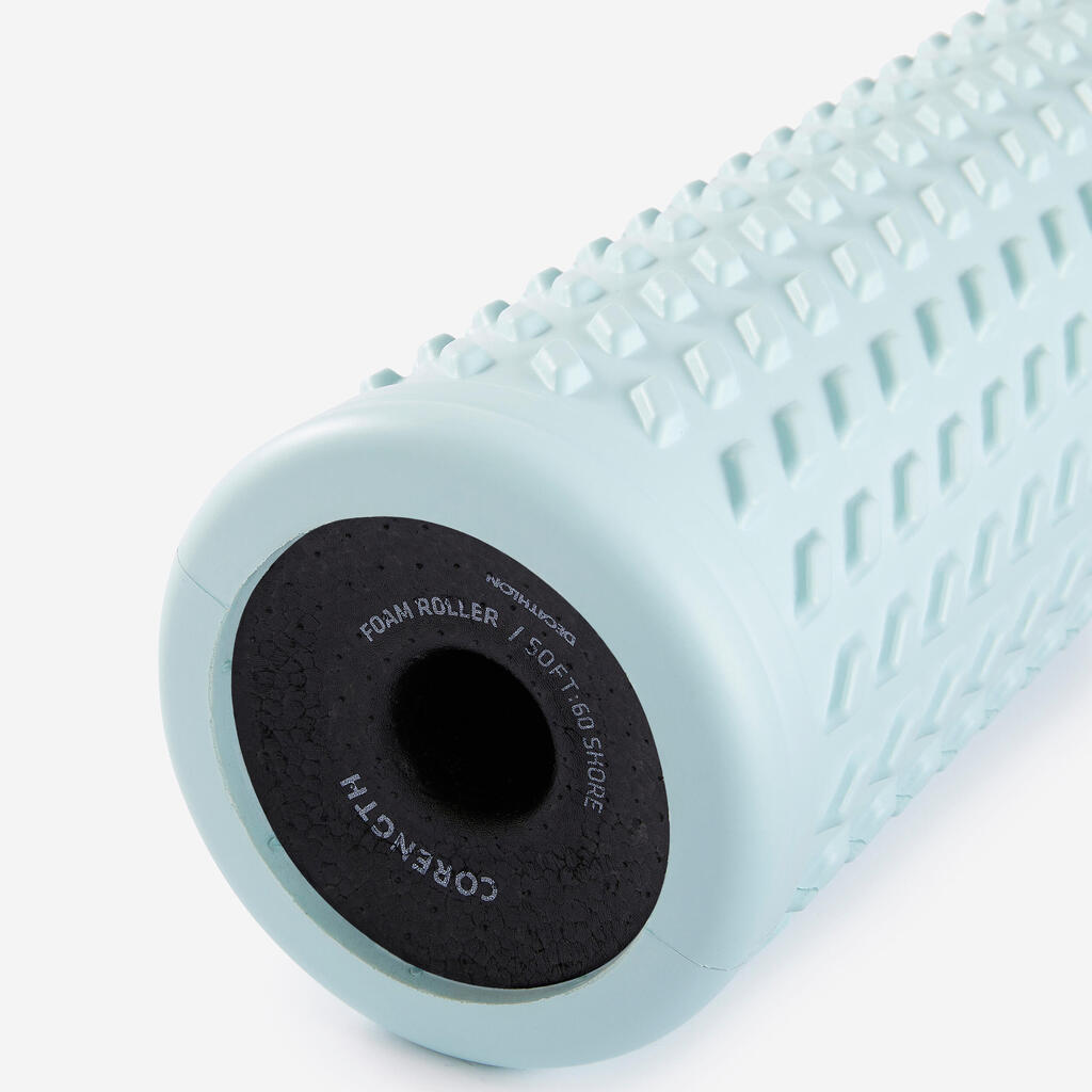 Soft Massaging Foam Roller - Blue