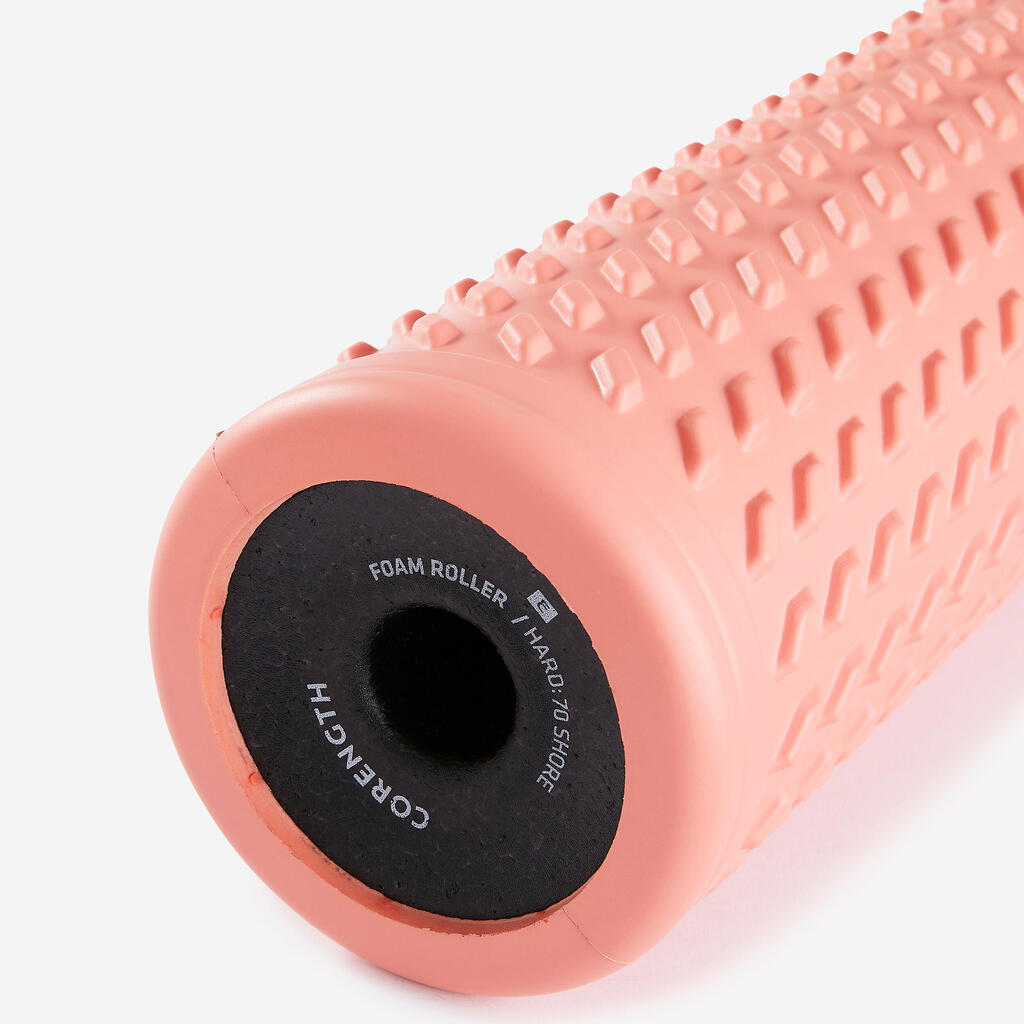 Faszienrolle Massage hart - Foam Roller koralle