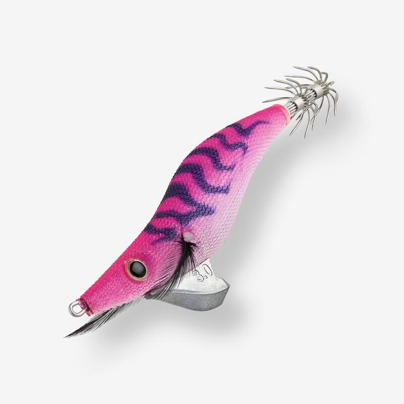 Turlutte coulante ebi s 3.0 / 120 rose pêche des seiches et calamars en mer