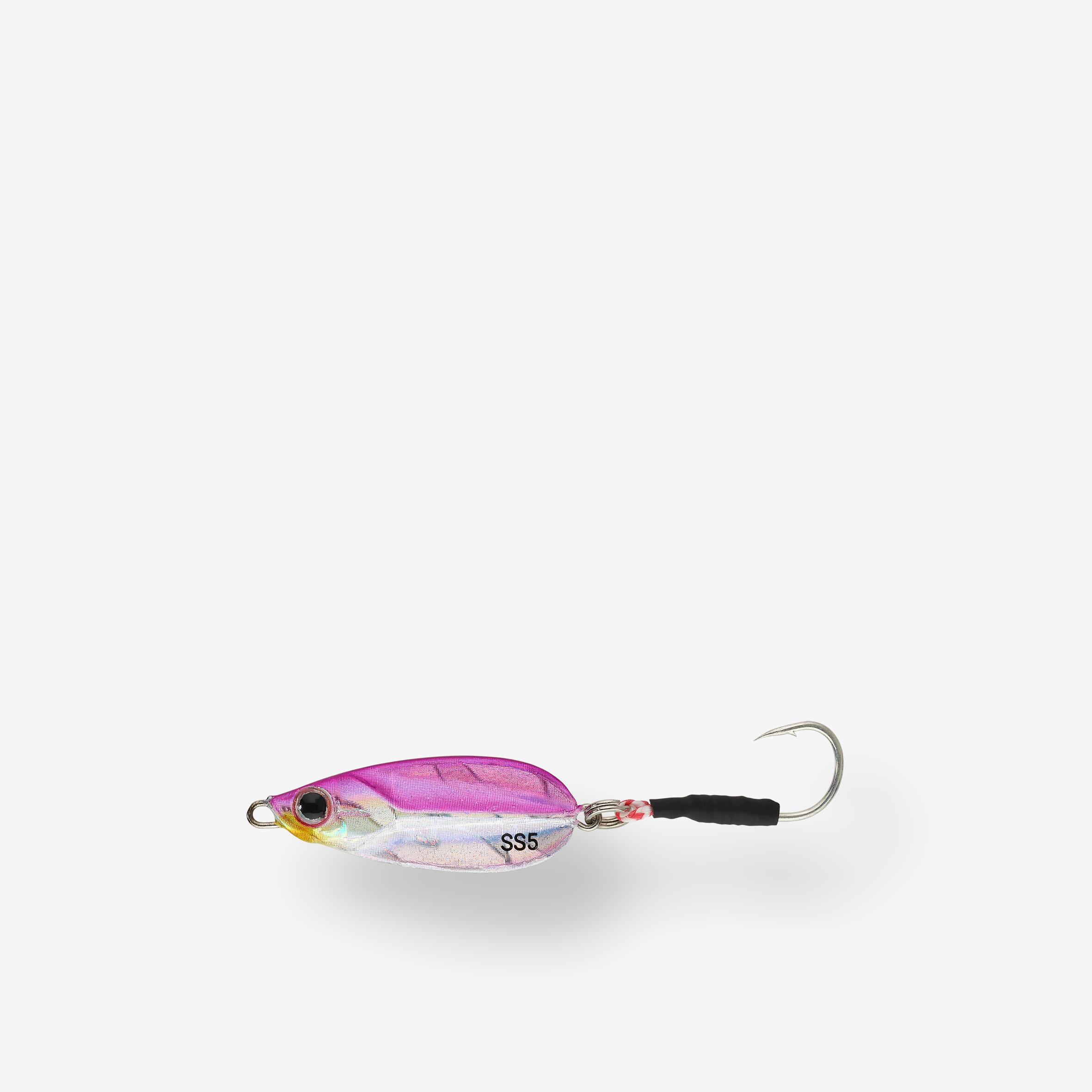 Casting jig biastos slow 5gr rosa esca da pesca in mare