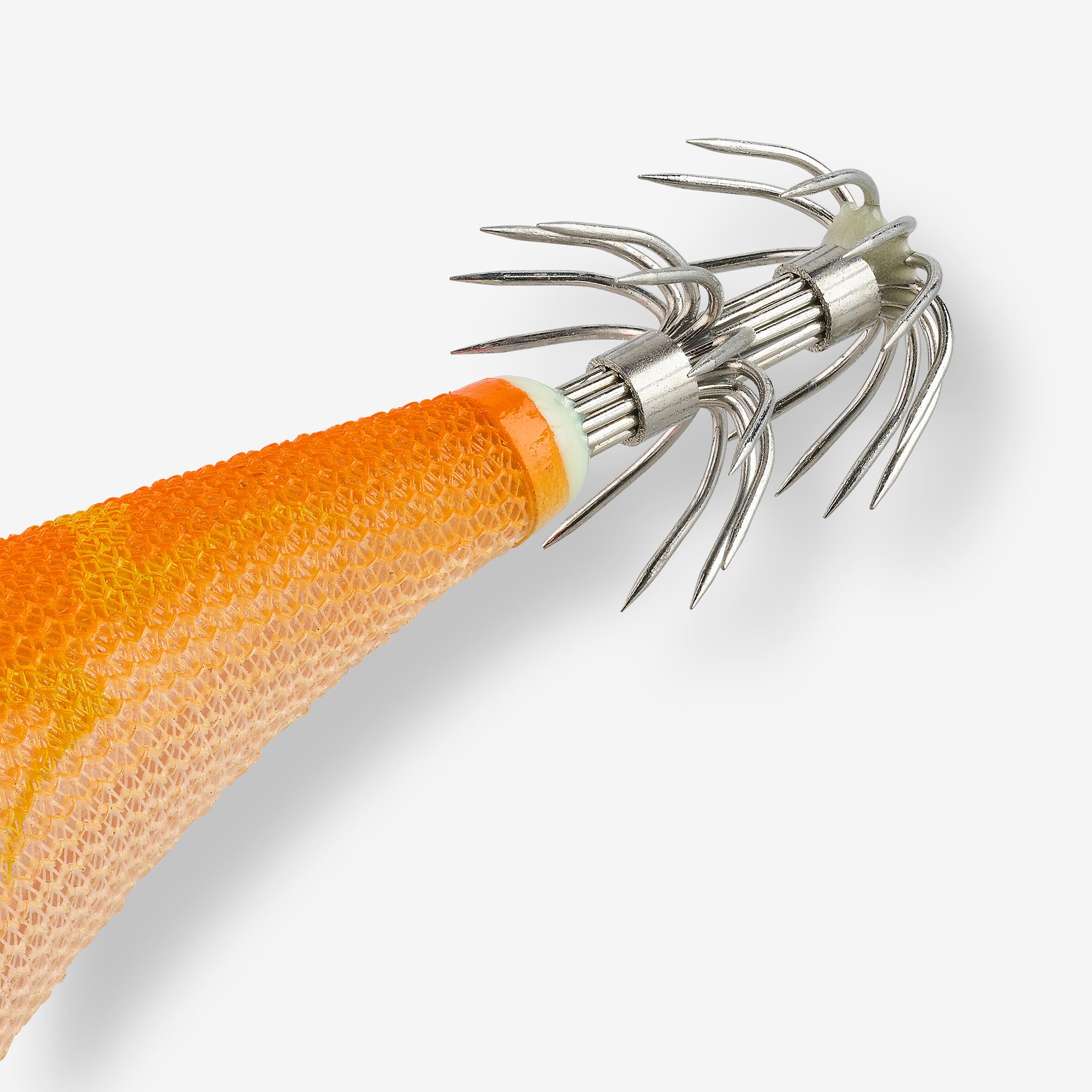 Sea fishing for cuttlefish and squid sinking jig EBI S 3.0/120 Orange 4/4