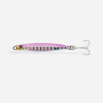 Casting jig voor vissen met kunstaas in zee biastos 7 g roze