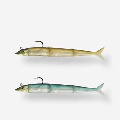 Softbaits slug set slugeelo 160 ayu blauw