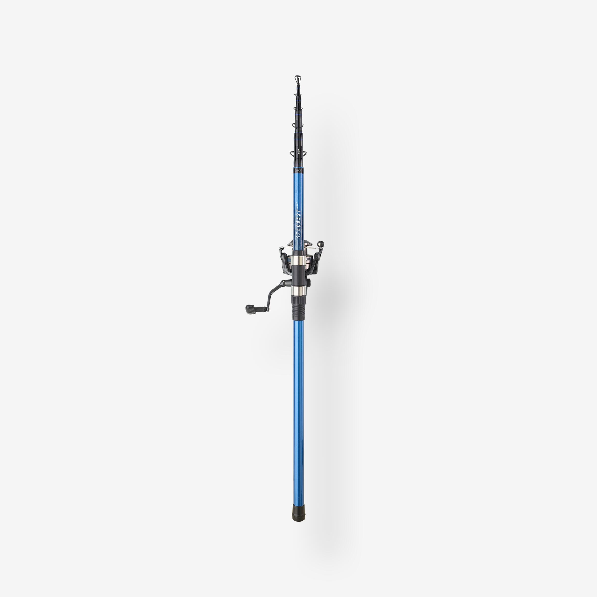 Hengelset voor statisch zeevissen SEACOAST500 350 80-150 g 8/8