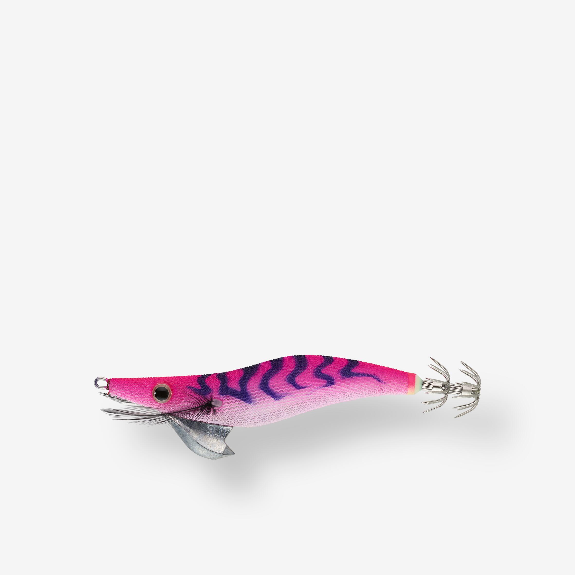 Sea fishing for cuttlefish and squid sinking jig ebi s 3.0/120 pink