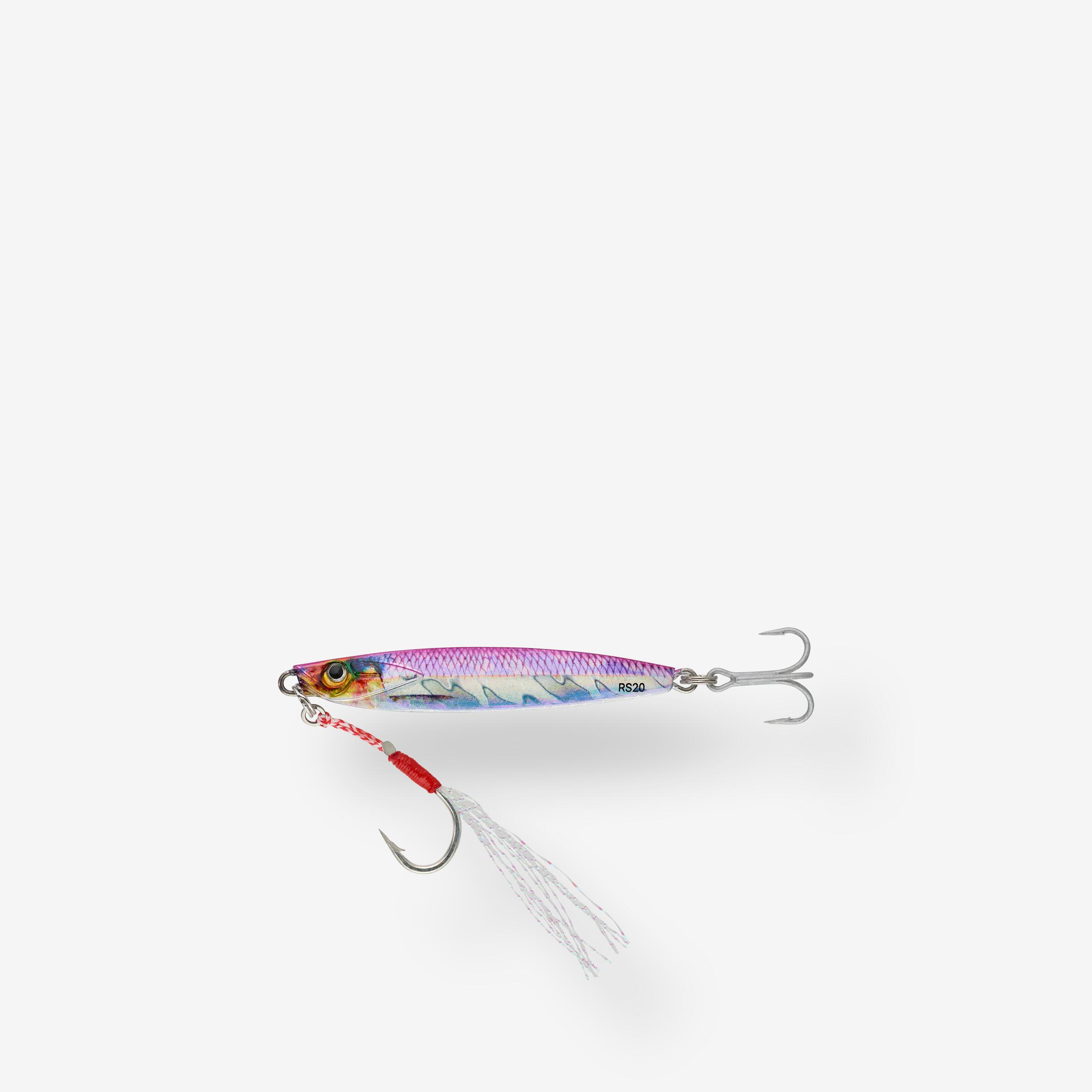 Casting jig biastos assist 20gr aringa rosa esca da pesca in mare