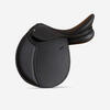 Selle équitation synthétique 17,5" Cheval & Poney - 100 noire