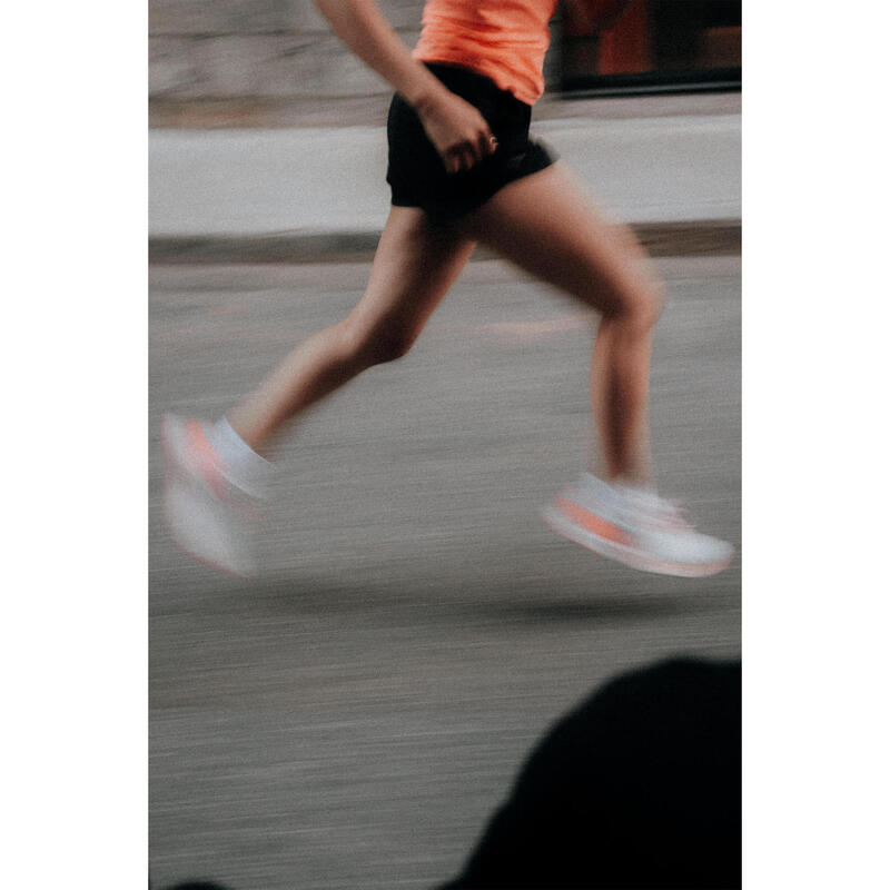 Kadın Gri ve Mercan Rengi Spor Ayakkabı KIPRUN KS 500 2 - Koşu