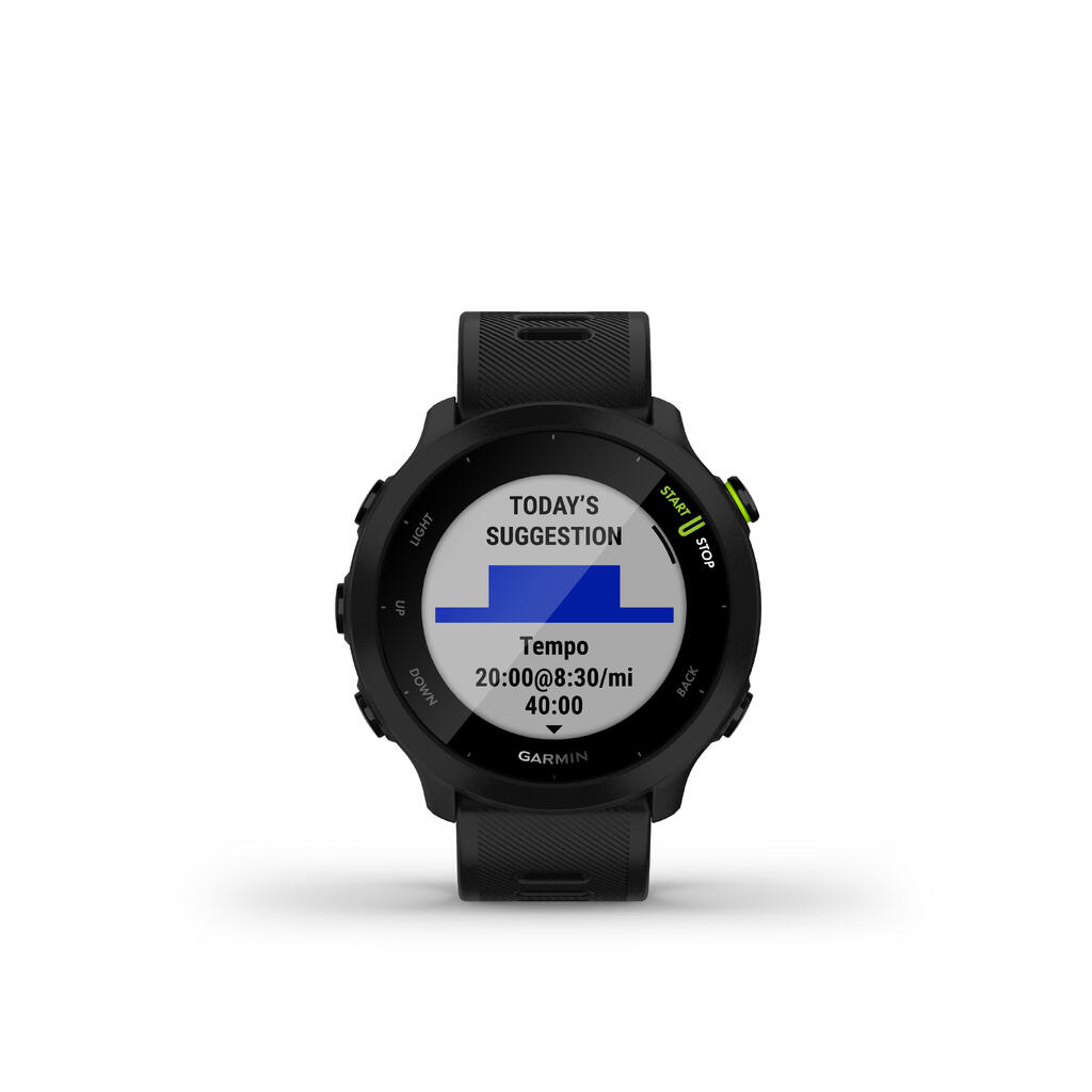 Reloj digital inteligente con gps Garmin Forerunner 55 negro