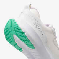 JOGFLOW 100.1 WOMEN'S RUNNING SHOES - WHITE GREEN 