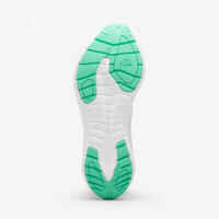 JOGFLOW 100.1 WOMEN'S RUNNING SHOES - WHITE GREEN 