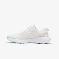 JOGFLOW 100.1 WOMEN'S RUNNING SHOES - WHITE GREEN 