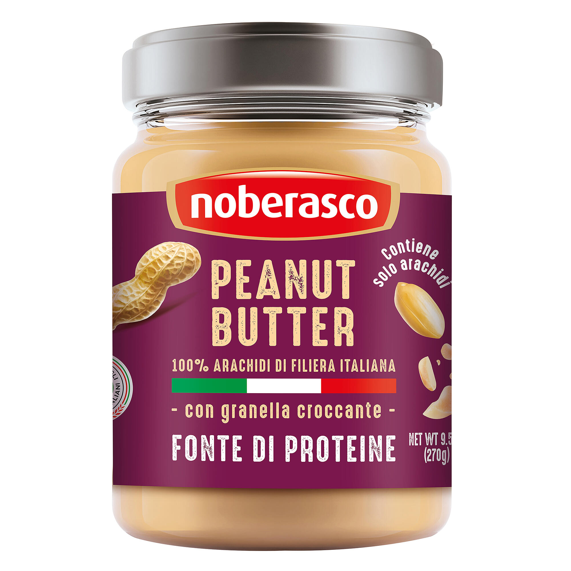 Noberasco - Pate D'arachides 270 Grs - Beurre De Fruits À Coques - Nutrition Et Soin - - 270 G - Decathlon