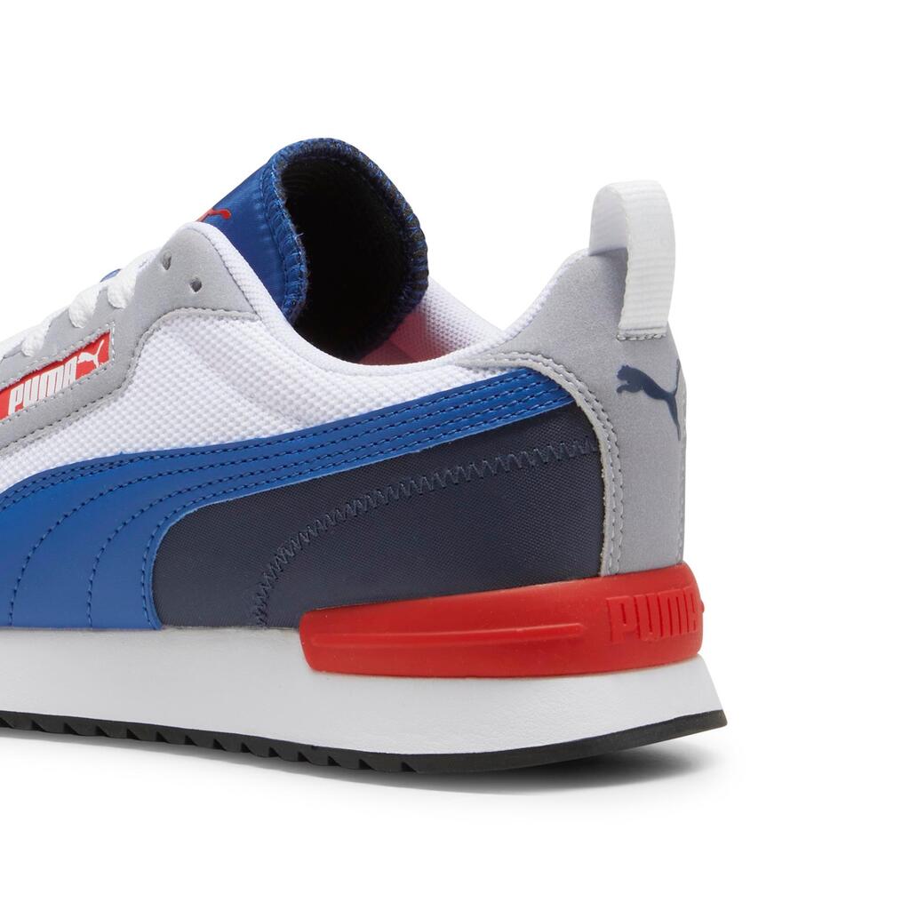 MEN'S PUMA R78 WALKING TRAINERS - BLUE RED