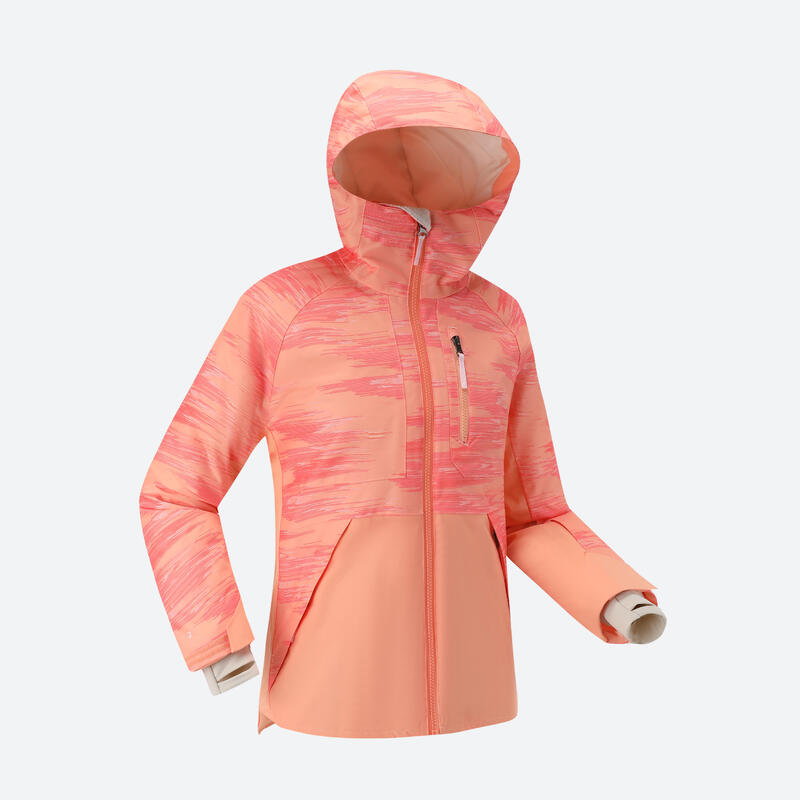 KIDS’ SNOWBOARD JACKET SNB 500 - Coral