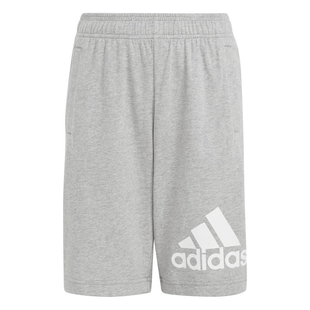 מכנסיים קצרים מכותנה עם לוגו Adidas, יוניסקס דגם Essentials