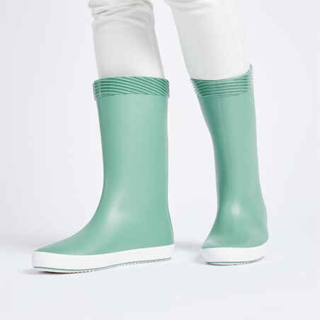 Adults' Rain Boots 100 Khaki