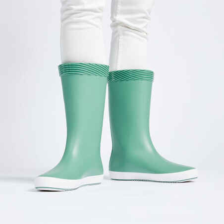 Adults' Rain Boots 100 Khaki