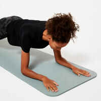 Pilates Floor Mat Comfort 500 - 170 cm x 58 cm x 15 mm - Khaki
