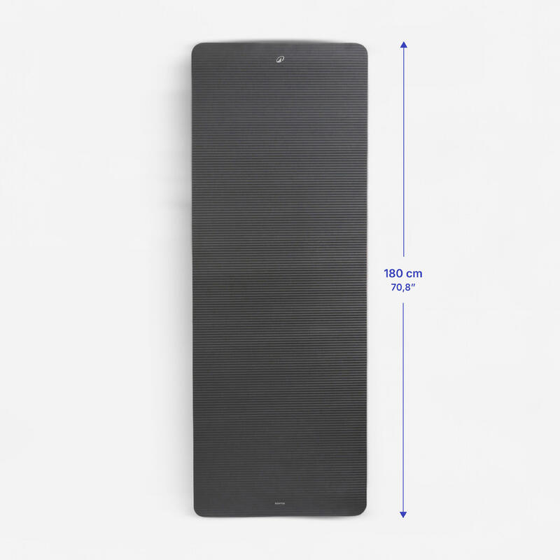Saltea de Pilates lată și ultra-confortabilă cu grosimea de 20 mm Negru