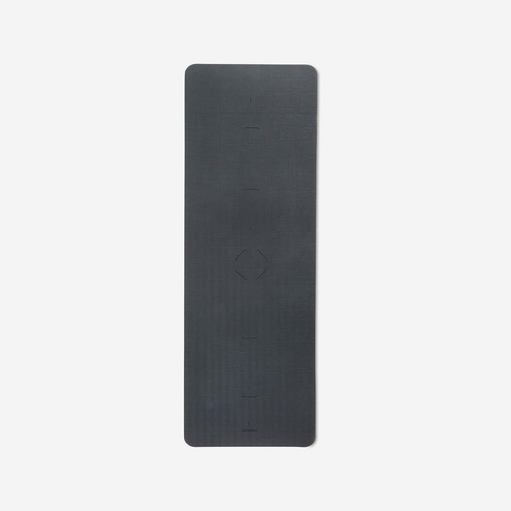 Izturīgs fitnesa paklājs “900”, 170 cm x 58 cm x 10 mm, melns