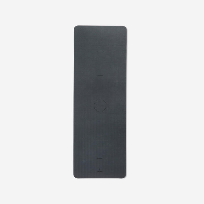 Tappetino palestra 900 resistente antiscivolo 170 cm x 58cm x 10mm nero