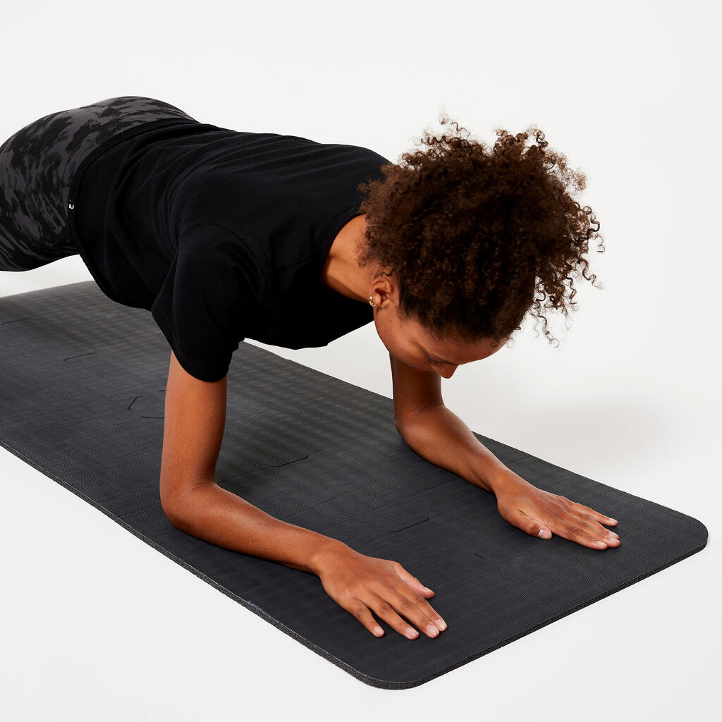 Robust Fitness Mat 900 170 cm x 58 cm x 10 mm - Black