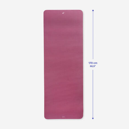 Килимок Comfort для пілатесу 15 мм бордовий