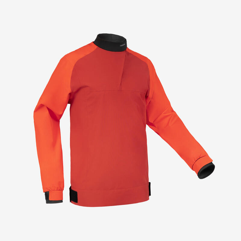 Chaqueta Vela/Kayak 500 Hombre Rojo Cortavientos