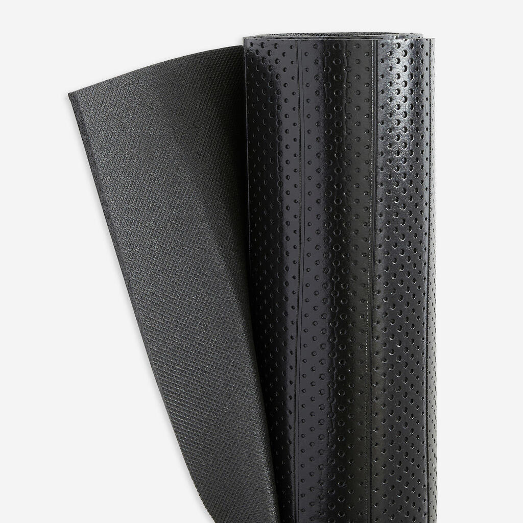 Izturīgs vingrošanas paklājs “100”, 140 cm x 50 cm x 7 mm, melns