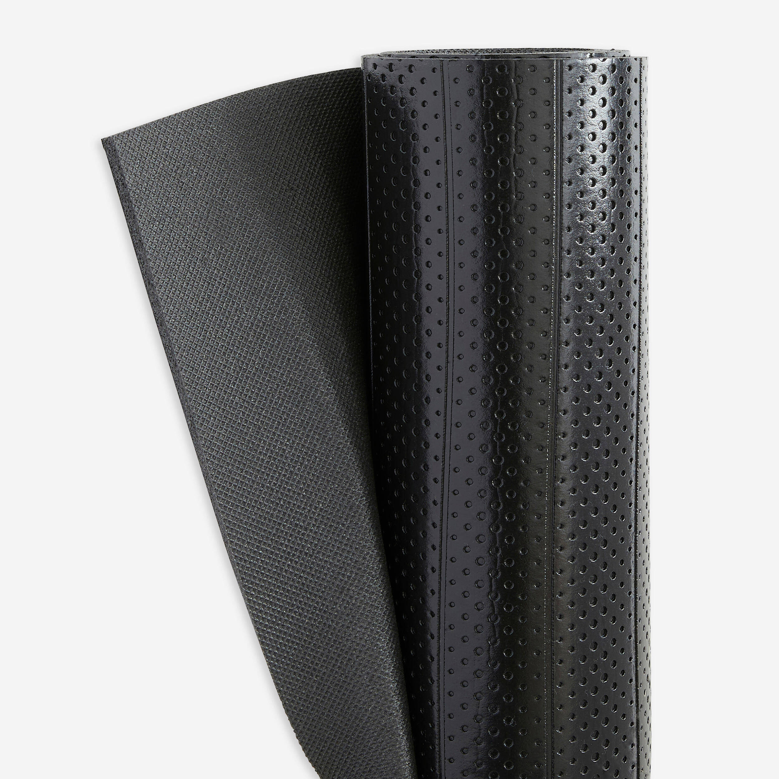 140 cm x 50 cm x 7 mm Durable Fitness Floor Mat 100 - Black -  4