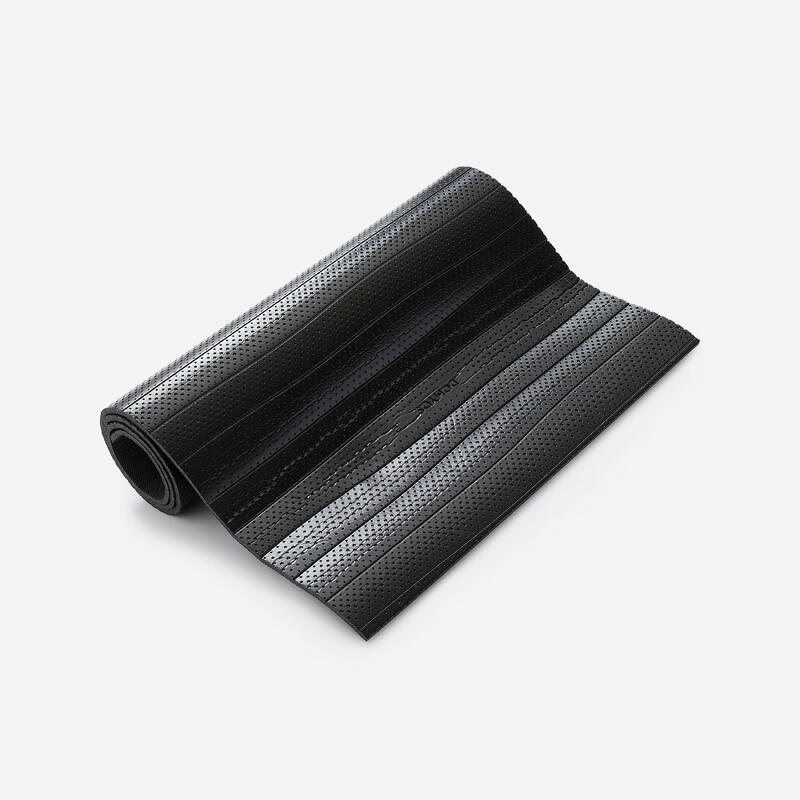 Tappetino palestra 100 resistente antiscivolo 140 cm x 50cm x 7mm nero