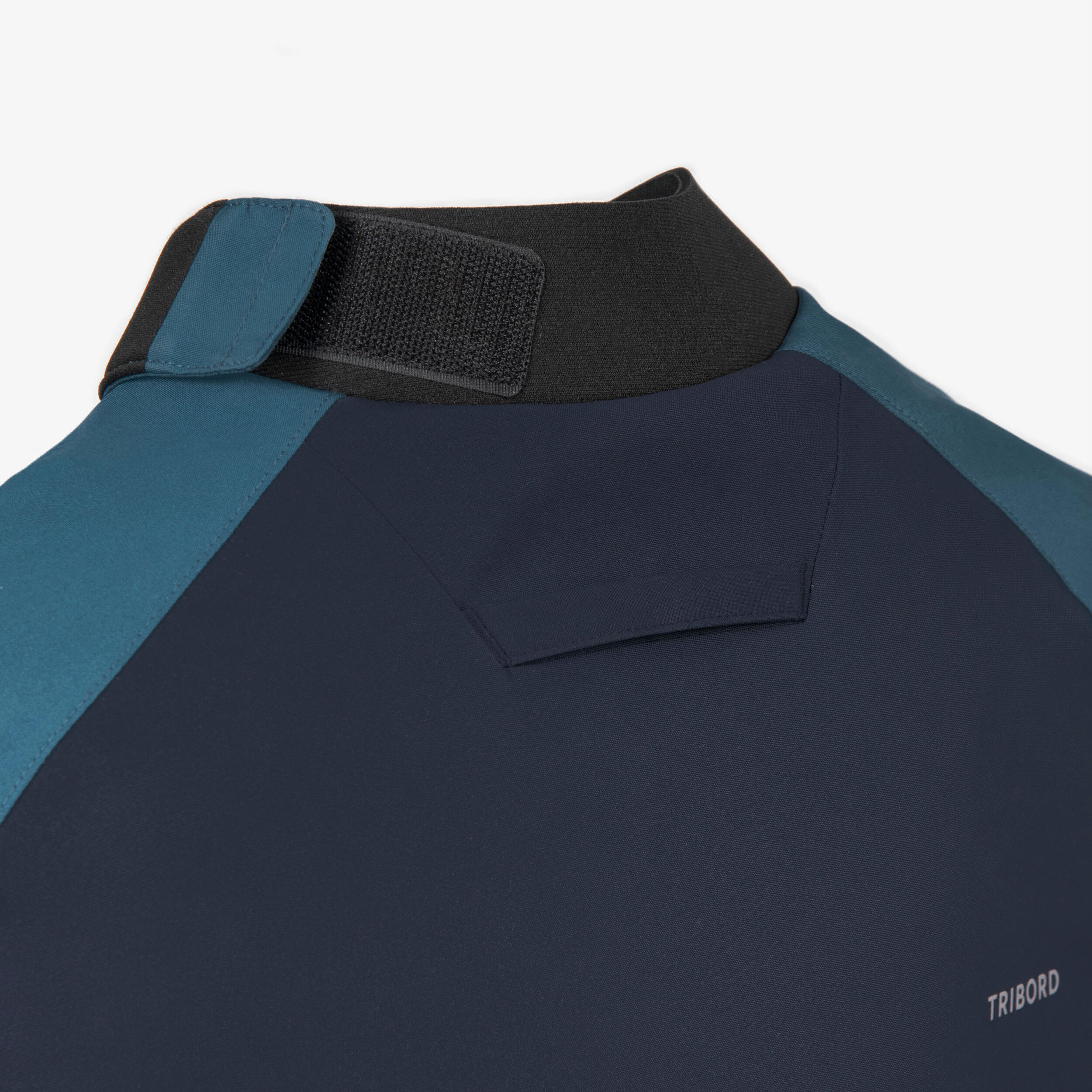 Chaqueta Vela/Kayak 500 Mujer Azul Cortavientos 12/16