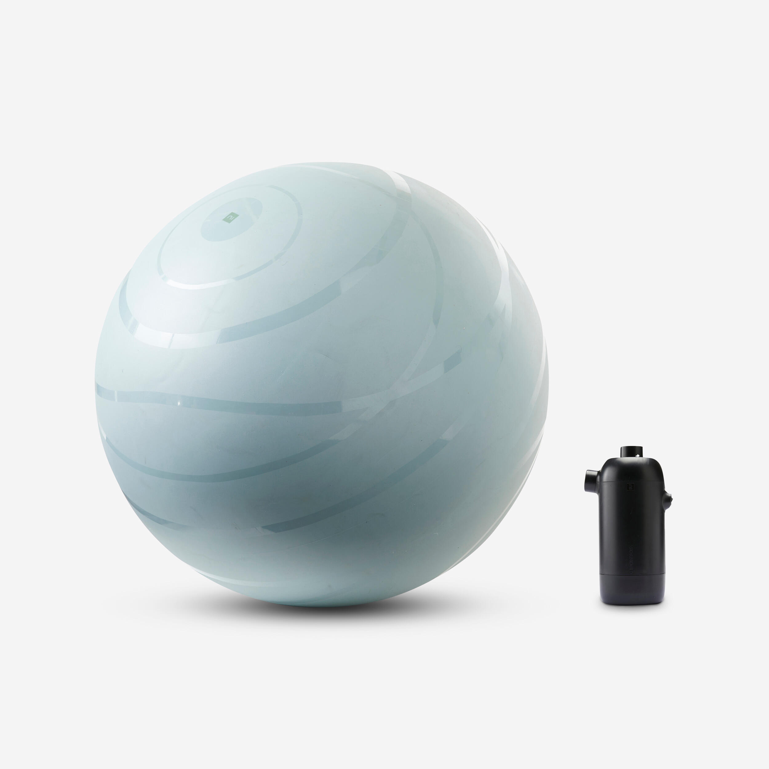 Gym Ball with Pump Included for Quick Inflation/Deflation Size 1/55 cm 1/6