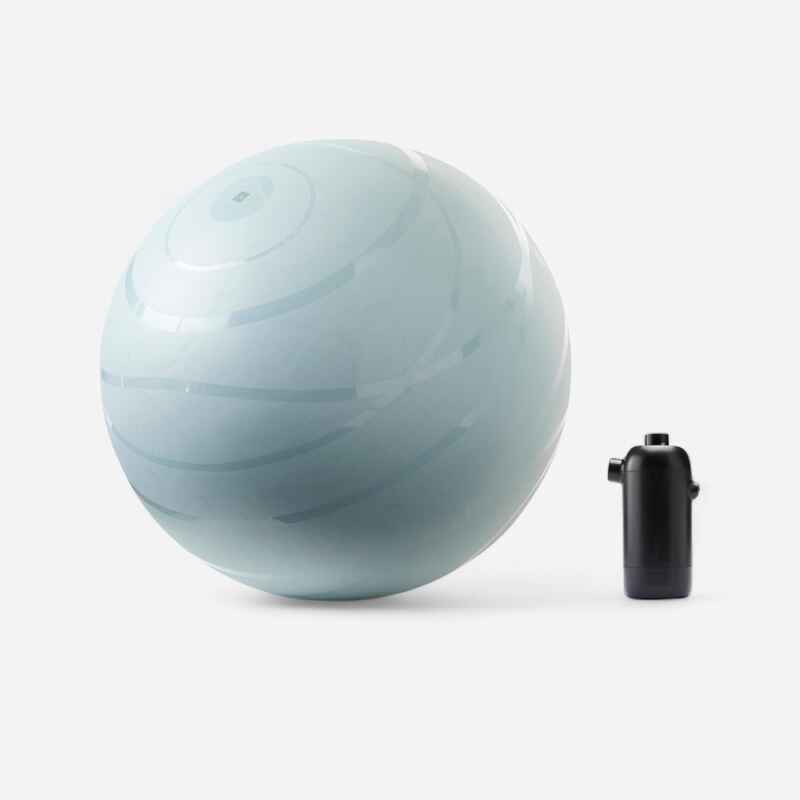 Gymnastikball mit Pumpe schnelles Aufpumpen und Luftablassen Grösse 2 / 65 cm