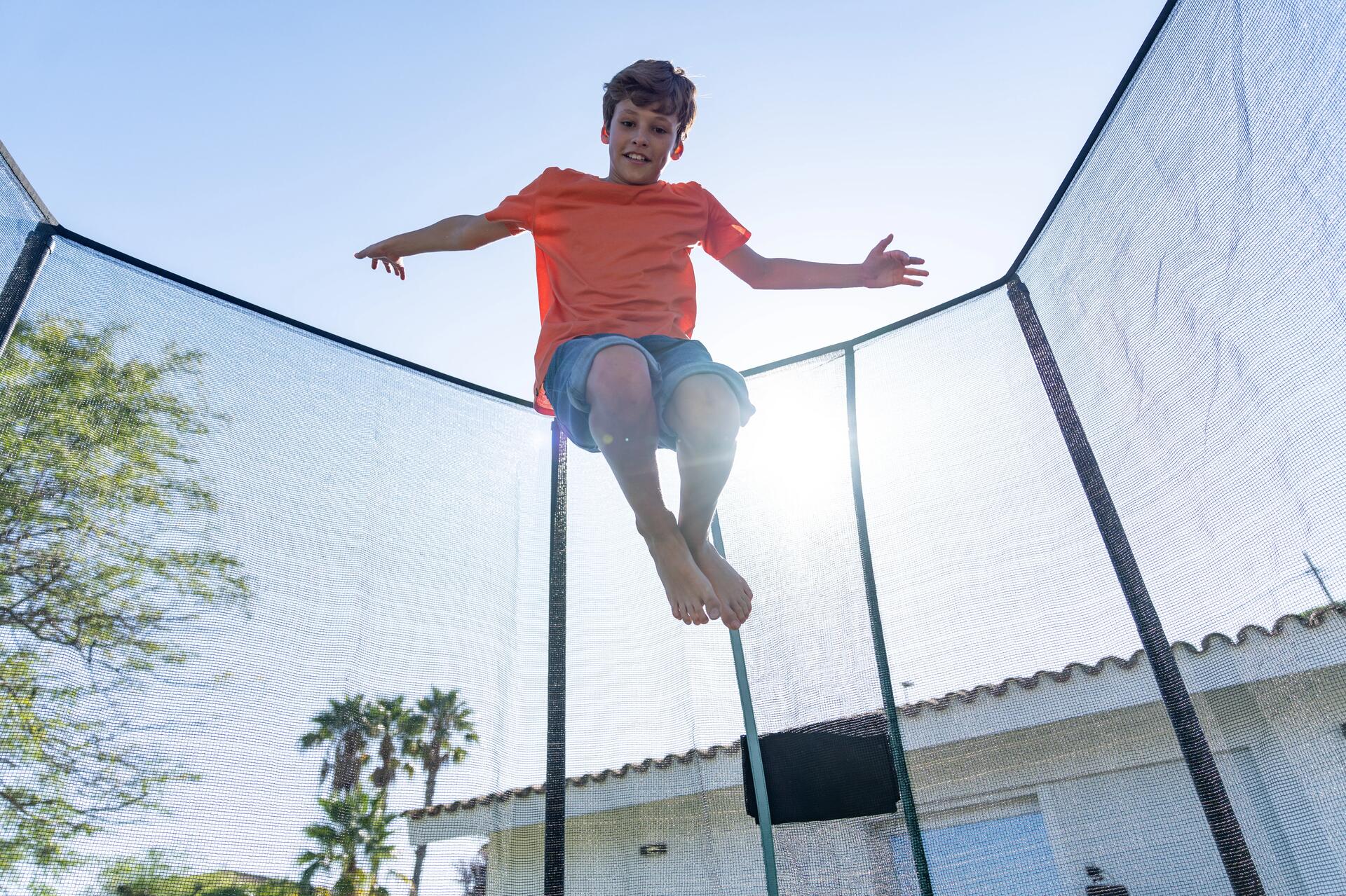 TRAMPOLINE 240 MET NET - MONTAGE ZONDER GEREEDSCHAP