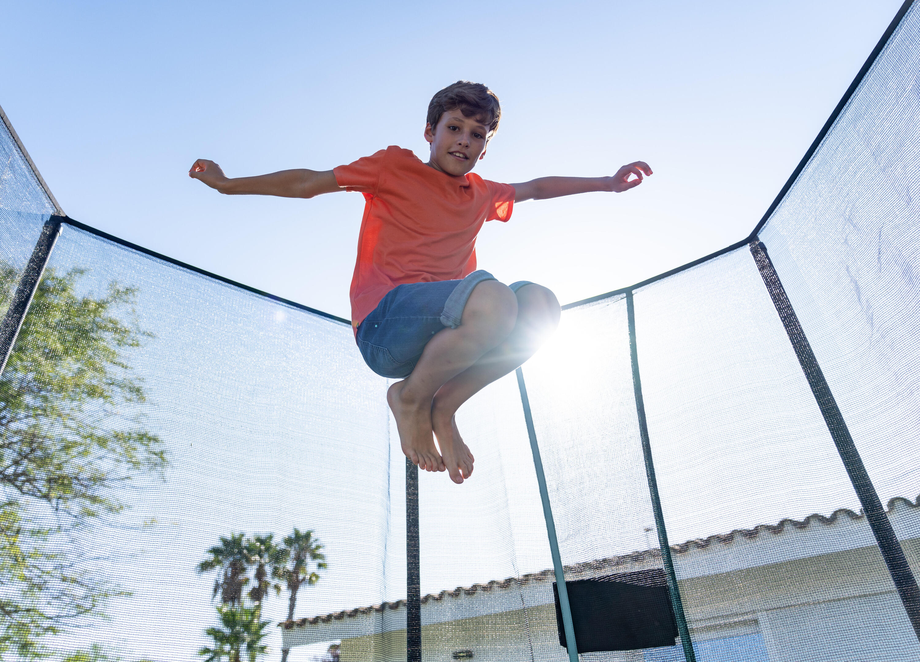 Trampoline 300 avec filet de protection - montage sans outil 14/16