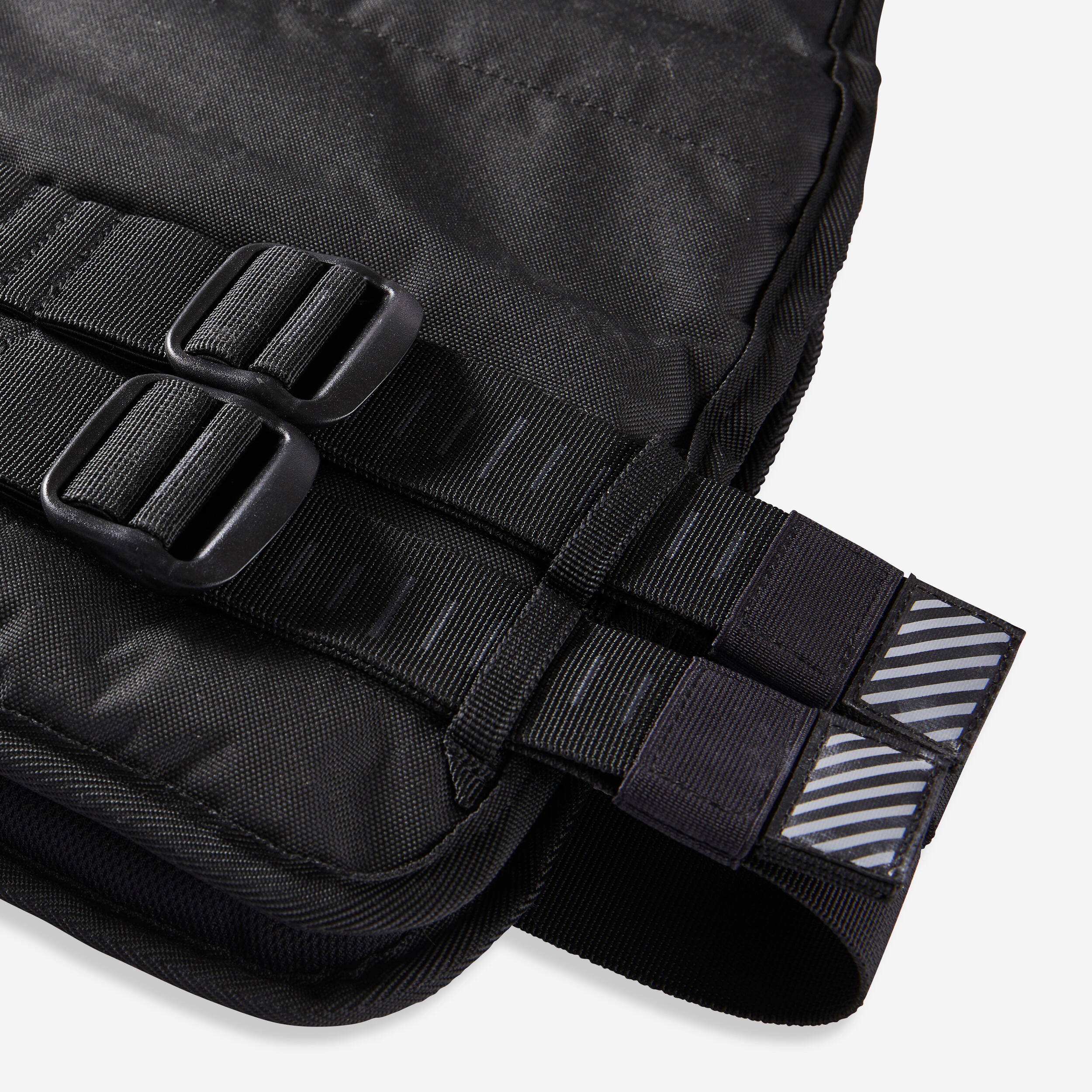 Gilet Lesté Vailge 10 Kg, Noir, Réglable, Bandes Réfléchissantes, Neuf